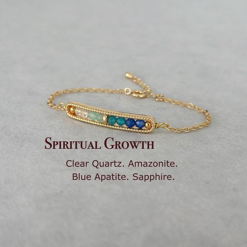 Dainty 3mm Emotional Balance Money Love Bracelet Healing Crystal  Strawberry Quartz Citrine, Rose Quartz 3mm crystal Bracelet Gift For Her Christmas Gift