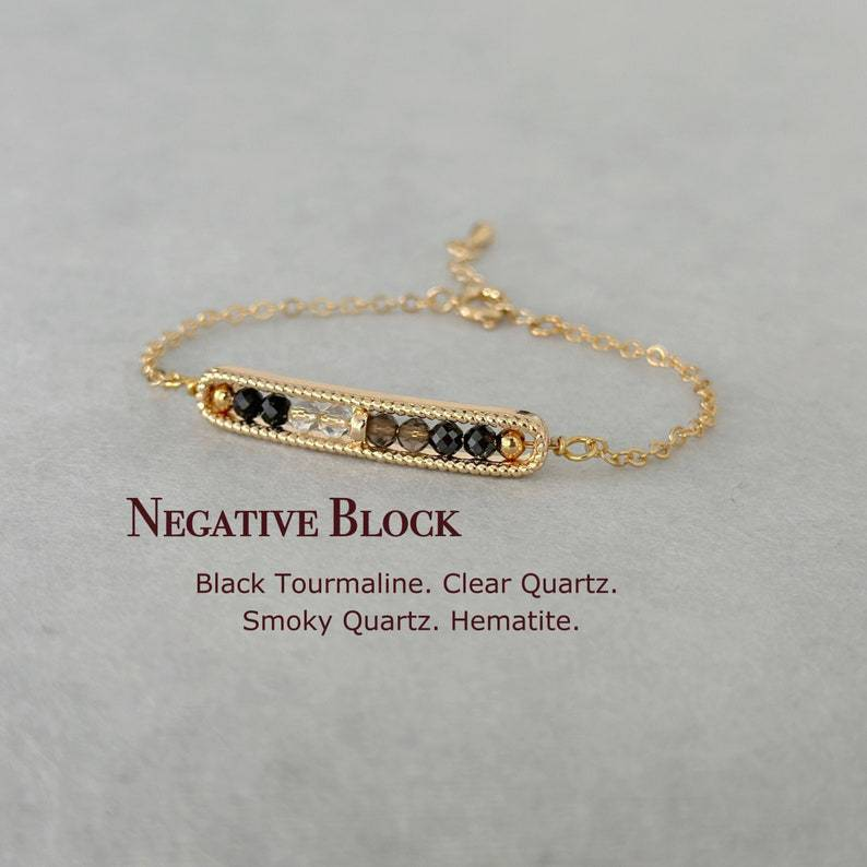 Dainty 3mm Emotional Balance Money Love Bracelet Healing Crystal  Strawberry Quartz Citrine, Rose Quartz 3mm crystal Bracelet Gift For Her Christmas Gift